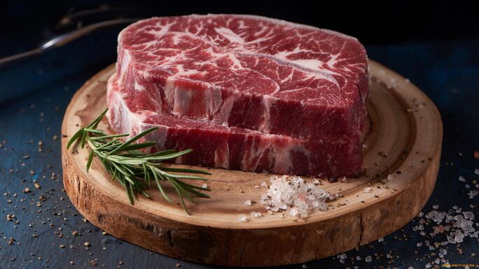 La carne è una fonte di proteine ​​per la normale spermatogenesi maschile